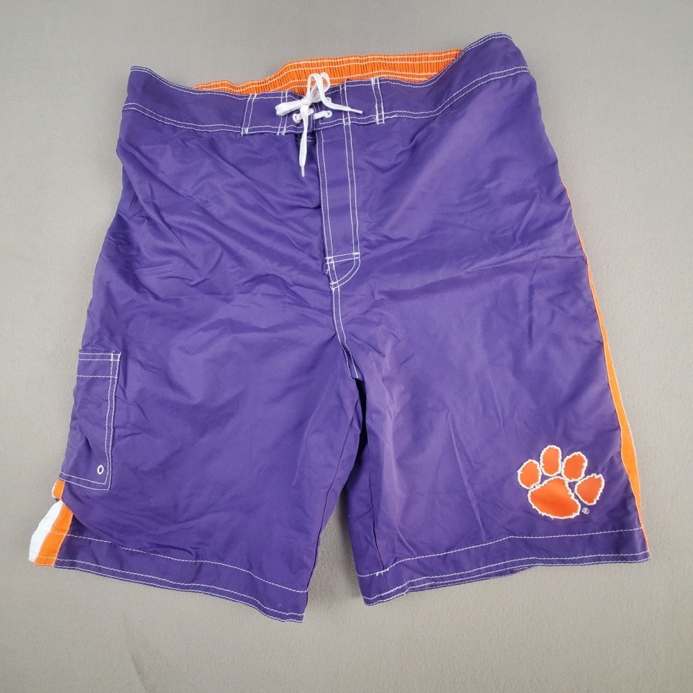 Clemson University Tigers Mens 2XL XXL Swim-Pool-Surf-Board Shorts New with Tags